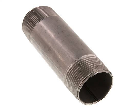 R 1 1/4'' Stainless steel Double Pipe Nipple 20 Bar DIN 2982 - 120mm