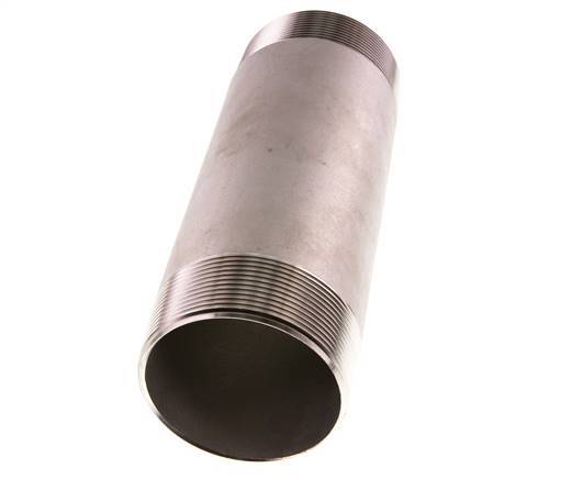 R 2 1/2'' Stainless steel Double Pipe Nipple 20 Bar DIN 2982 - 200mm