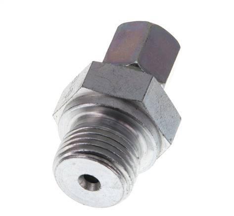 G 1/2'' Buitendraad x 6S Verzinkt Stalen Rechte Snijring Koppeling 630 Bar DIN 2353