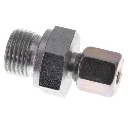 G 1/2'' Buitendraad x 6S Verzinkt Stalen Rechte Snijring Koppeling 630 Bar DIN 2353