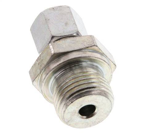 G 1/2'' Buitendraad x 8L Verzinkt Stalen Rechte Snijring Koppeling 315 Bar DIN 2353