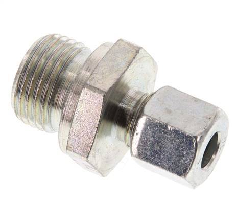 G 1/2'' Buitendraad x 8L Verzinkt Stalen Rechte Snijring Koppeling 315 Bar DIN 2353
