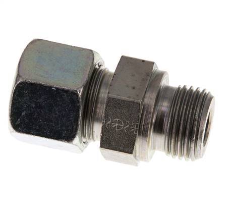 G 1/2'' Buitendraad x 14S Verzinkt Stalen Rechte Snijring Koppeling 630 Bar DIN 2353