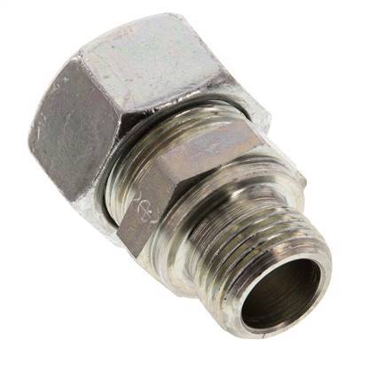 G 1/2'' Buitendraad x 18L Verzinkt Stalen Rechte Snijring Koppeling 315 Bar DIN 2353