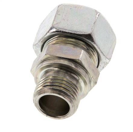 G 1/2'' Buitendraad x 18L Verzinkt Stalen Rechte Snijring Koppeling 315 Bar DIN 2353