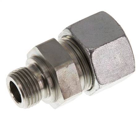 G 1/2'' Buitendraad x 20S Verzinkt Stalen Rechte Snijring Koppeling 400 Bar DIN 2353