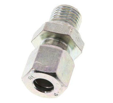 G 1/4'' Male x 8L Zinc plated Steel Straight Cutting Ring 315 Bar DIN 2353 [2 Pieces]