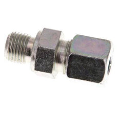 G 1/4'' Male x 8S Zinc plated Steel Straight Cutting Ring 630 Bar DIN 2353 [2 Pieces]