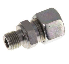 G 1/4'' Male x 12L Zinc plated Steel Straight Cutting Ring 315 Bar DIN 2353 [2 Pieces]