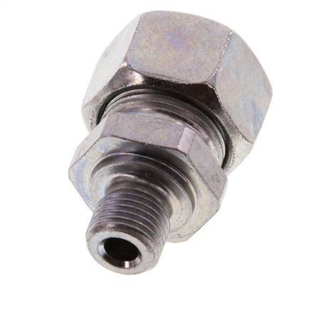 G 1/4'' Buitendraad x 15L Verzinkt Stalen Rechte Snijring Koppeling 315 Bar DIN 2353