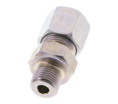 G 1/8'' Buitendraad x 8LL Verzinkt Stalen Rechte Snijring Koppeling 100 Bar DIN 2353