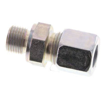 G 1/8'' Buitendraad x 8LL Verzinkt Stalen Rechte Snijring Koppeling 100 Bar DIN 2353