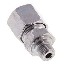 G 1/8'' Male x 10L Zinc plated Steel Straight Cutting Ring 315 Bar DIN 2353 [2 Pieces]