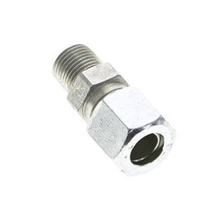 1/8'' NPT Male x 8LL Zinc plated Steel Straight Cutting Ring 100 Bar DIN 2353 [2 Pieces]