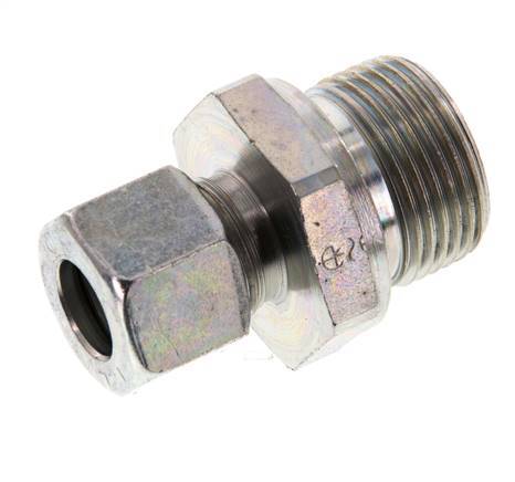 G 3/4'' Buitendraad x 12L Verzinkt Stalen Rechte Snijring Koppeling 315 Bar DIN 2353