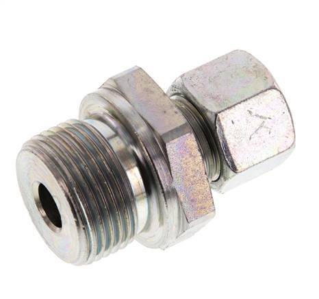 G 3/4'' Buitendraad x 12L Verzinkt Stalen Rechte Snijring Koppeling 315 Bar DIN 2353