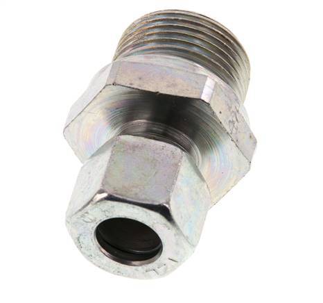 G 3/4'' Buitendraad x 12L Verzinkt Stalen Rechte Snijring Koppeling 315 Bar DIN 2353