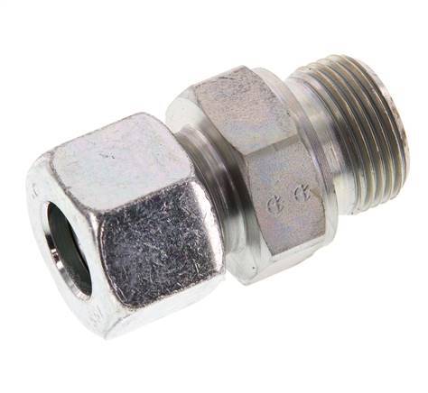 G 3/4'' Male x 16S Zinc plated Steel Straight Cutting Ring 400 Bar DIN 2353