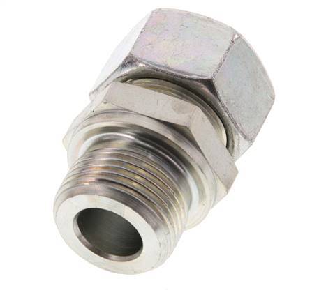 G 3/4'' Male x 18L Zinc plated Steel Straight Cutting Ring 315 Bar DIN 2353
