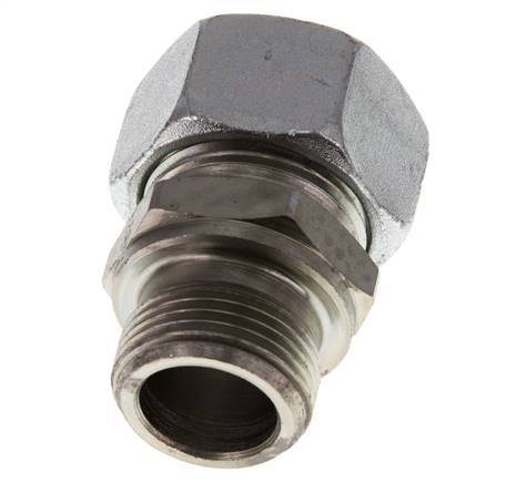 G 3/4'' Buitendraad x 22L Verzinkt Stalen Rechte Snijring Koppeling 160 Bar DIN 2353