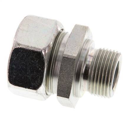 G 3/4'' Buitendraad x 28L Verzinkt Stalen Rechte Snijring Koppeling 160 Bar DIN 2353