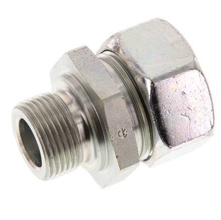 G 3/4'' Buitendraad x 28L Verzinkt Stalen Rechte Snijring Koppeling 160 Bar DIN 2353