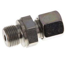 G 3/8'' Buitendraad x 8S Verzinkt Stalen Rechte Snijring Koppeling 630 Bar DIN 2353