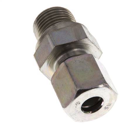 G 3/8'' Buitendraad x 8S Verzinkt Stalen Rechte Snijring Koppeling 630 Bar DIN 2353