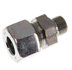 G 3/8'' Buitendraad x 16S Verzinkt Stalen Rechte Snijring Koppeling 400 Bar DIN 2353