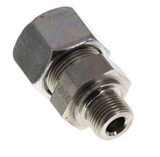 G 3/8'' Buitendraad x 16S Verzinkt Stalen Rechte Snijring Koppeling 400 Bar DIN 2353