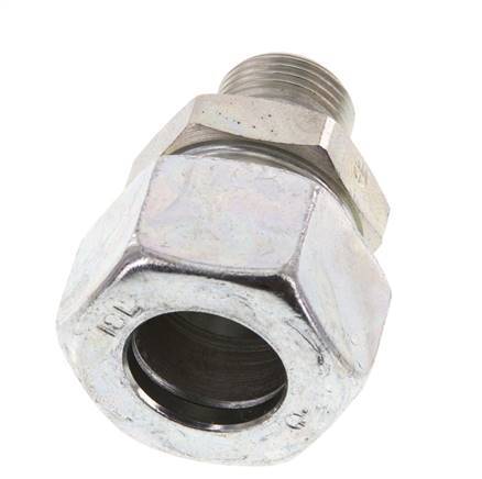 G 3/8'' Buitendraad x 18L Verzinkt Stalen Rechte Snijring Koppeling 315 Bar DIN 2353
