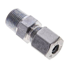 3/8'' NPT Male x 8S Zinc plated Steel Straight Cutting Ring 630 Bar DIN 2353