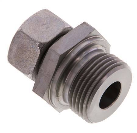 G 1'' Buitendraad x 18L Verzinkt Stalen Rechte Snijring Koppeling 315 Bar DIN 2353