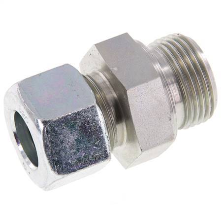 G 1'' Buitendraad x 20S Verzinkt Stalen Rechte Snijring Koppeling 400 Bar DIN 2353