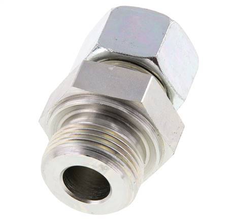 G 1'' Buitendraad x 20S Verzinkt Stalen Rechte Snijring Koppeling 400 Bar DIN 2353