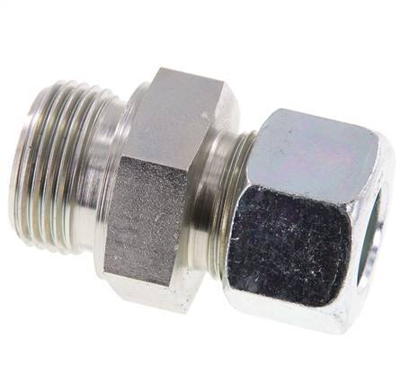 G 1'' Buitendraad x 20S Verzinkt Stalen Rechte Snijring Koppeling 400 Bar DIN 2353