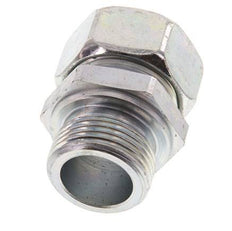 G 1'' Buitendraad x 28L Verzinkt Stalen Rechte Snijring Koppeling 160 Bar DIN 2353