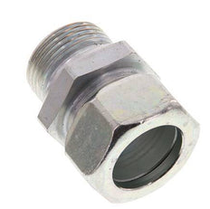 G 1'' Buitendraad x 28L Verzinkt Stalen Rechte Snijring Koppeling 160 Bar DIN 2353