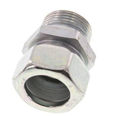 G 1'' Buitendraad x 28L Verzinkt Stalen Rechte Snijring Koppeling 160 Bar DIN 2353