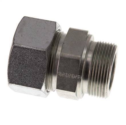 G 1 1/2'' Buitendraad x 38S Verzinkt Stalen Rechte Snijring Koppeling 315 Bar DIN 2353