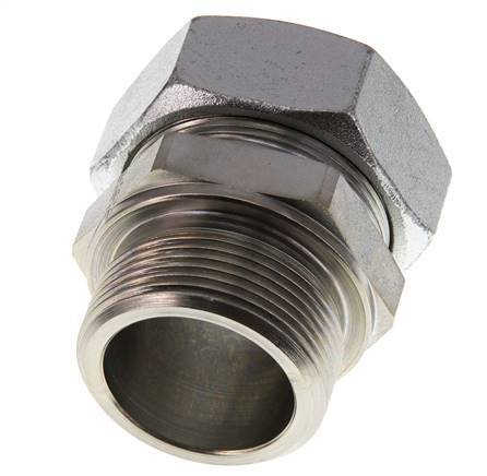 G 1 1/2'' Buitendraad x 42L Verzinkt Stalen Rechte Snijring Koppeling 160 Bar DIN 2353