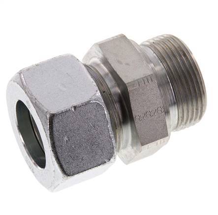 G 1 1/4'' Buitendraad x 30S Verzinkt Stalen Rechte Snijring Koppeling 400 Bar DIN 2353