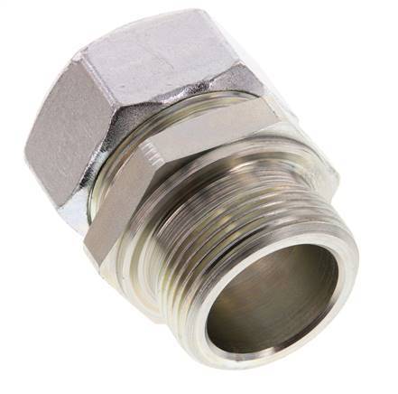 G 1 1/4'' Buitendraad x 35L Verzinkt Stalen Rechte Snijring Koppeling 160 Bar DIN 2353