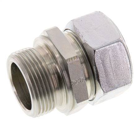 G 1 1/4'' Buitendraad x 35L Verzinkt Stalen Rechte Snijring Koppeling 160 Bar DIN 2353