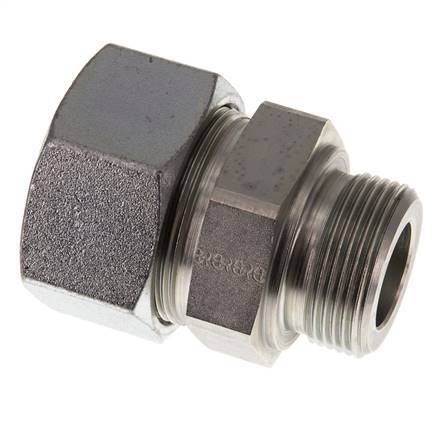 G 1 1/4'' Buitendraad x 38S Verzinkt Stalen Rechte Snijring Koppeling 315 Bar DIN 2353