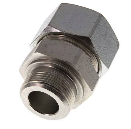 G 1 1/4'' Buitendraad x 38S Verzinkt Stalen Rechte Snijring Koppeling 315 Bar DIN 2353