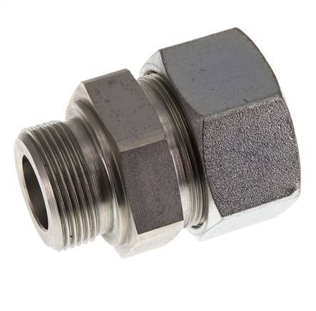 G 1 1/4'' Buitendraad x 38S Verzinkt Stalen Rechte Snijring Koppeling 315 Bar DIN 2353