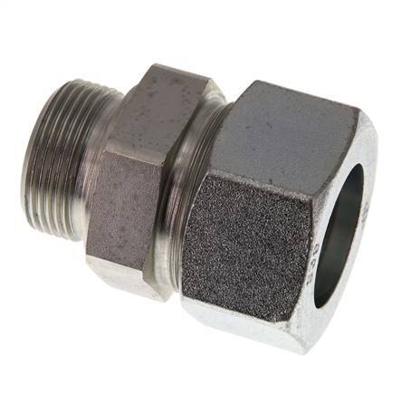 G 1 1/4'' Buitendraad x 38S Verzinkt Stalen Rechte Snijring Koppeling 315 Bar DIN 2353