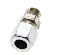 M10x1 Male x 8LL Zinc plated Steel Straight Cutting Ring 100 Bar DIN 2353 [5 Pieces]