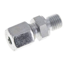 M12x1.5 Male x 6S Zinc plated Steel Straight Cutting Ring 630 Bar DIN 2353 [2 Pieces]